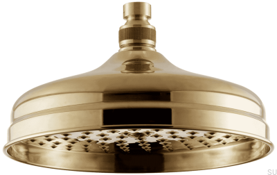 Pommeau de douche à effet pluie rond ZSOF250 Classic, laiton, poli, non peint
