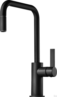 Robinet de cuisine avec bec extractible ARM577 Laiton Noir Mat