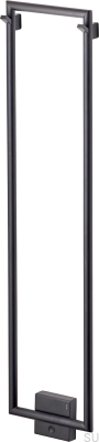 Radiateur de salle de bain TW800-200 Acier Noir Mat