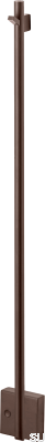 Radiateur de salle de bain TW750-85 Acier Brun Brossé