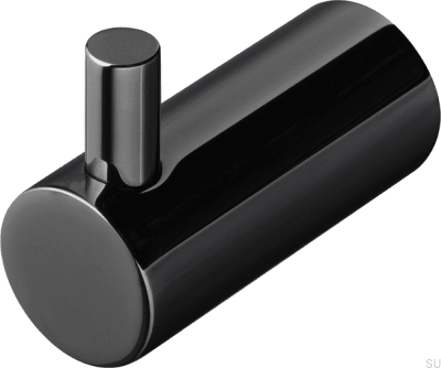 Support mural TA242 Laiton Noir Chrome (2 pièces)