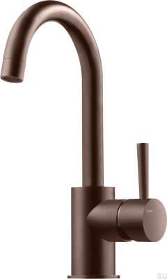 EVO078 Robinet de cuisine en laiton marron