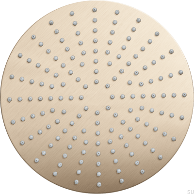 Pommeau de douche à effet pluie rond 250 ZSOF250 Laiton Nickel Brossé