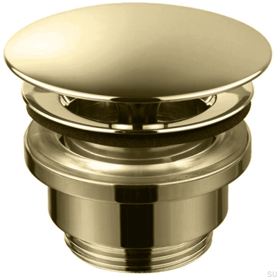 Bouchon de lavabo universel 68400 Miel Or Laiton