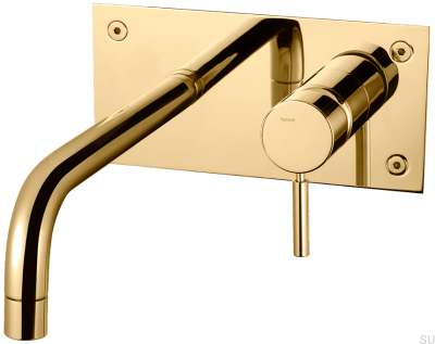 Robinet pour lavabo 230 BOX008 Laiton poli, non peint
