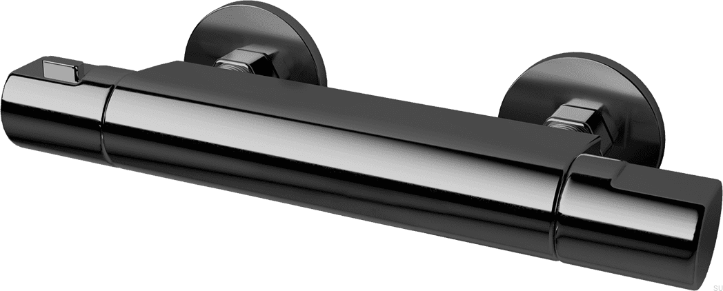 9424773--Bateria prysznicowa  ARM168-150 Mosiężny Czarny Chrom-Tapwell-Skandynawskie-Uchwyty_1