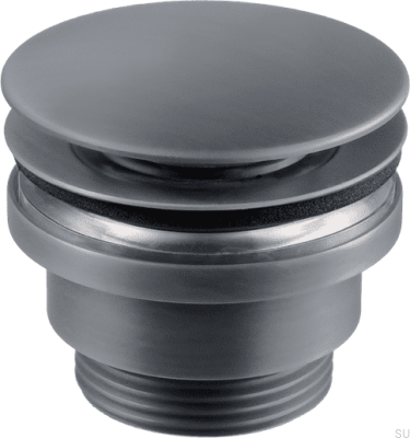  Bouchon de Lavabo Pop-up Universel 74400 Laiton Gris Ascot