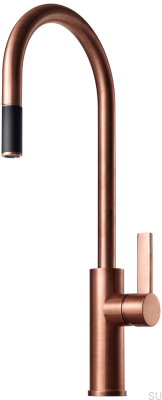 Robinet de cuisine avec bec extractible ARM185 Cuivre Brossé Non Peint
