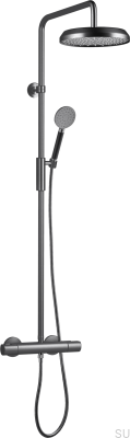 ARM5200-150 Ensemble de douche en laiton noir brossé et chrome 