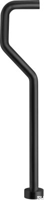 Tuyau pour siphon type S XA22, Laiton Noir Mat