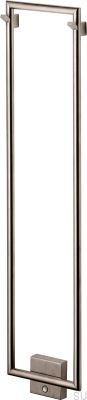 Radiateur de salle de bain TW800-200 Acier Nickel Brossé