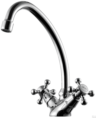 VLV077 Robinet pour lavabo Classic, laiton chromé