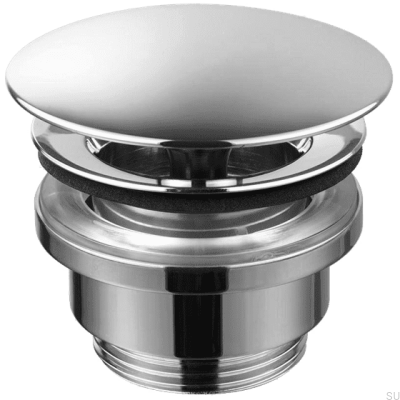  Bouchon de lavabo universel 68400, laiton chromé