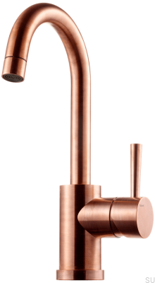 Robinet de cuisine EVO078, cuivre brossé, non peint
