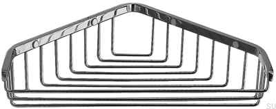 Porte-savon d'angle TA156 Laiton Noir Chrome