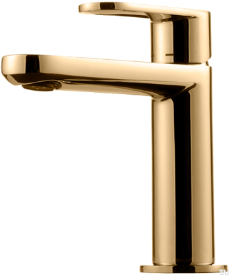 Robinet de lavabo CA071, laiton poli, non peint
