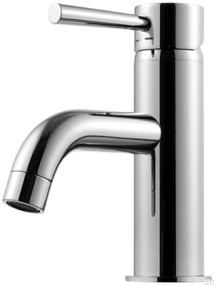 Robinet de lavabo EVO071, laiton chromé