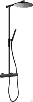 Ensemble de douche en laiton noir mat TVM300