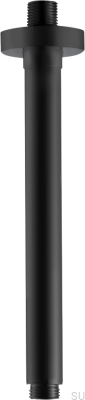 Bras de douche de plafond FL271-200 Laiton Noir Mat