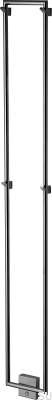 Radiateur de salle de bain TW1500-200 Acier Noir Chrome PVD