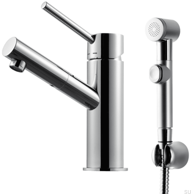Robinet de lavabo-bidet BI069, laiton chromé