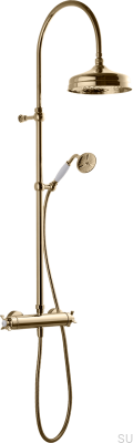 Ensemble de douche XCOL7269-150 Laiton Poli Non Peint
