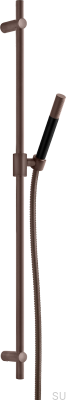 Barre de douche Dso avec support mural réglable ZSAL300 Laiton Marron