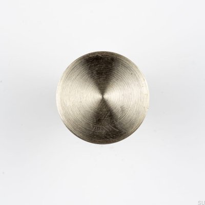 Bouton de meuble Luciola 20 laiton, brossé, non peint