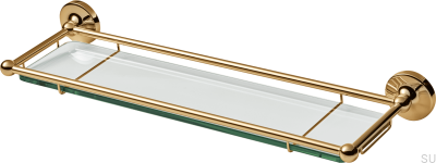 TA136 Etagère de salle de bain Classic, laiton poli, non verni