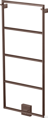 Radiateur de salle de bain TW800-400 Acier Brun Brossé