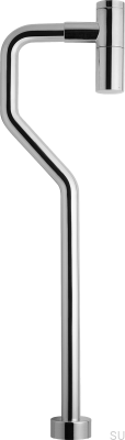 Siphon de lavabo avec tube type S XA200, Laiton chromé