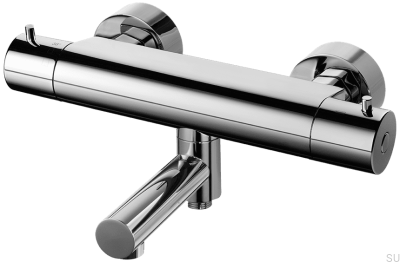 Robinet thermostatique de bain et de douche EVM022-150 Laiton chromé