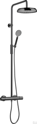 ARM5200-150 Ensemble de douche en laiton noir chromé 