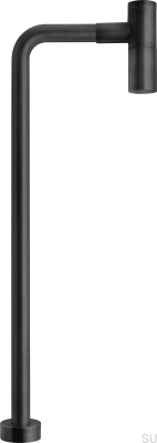 Siphon de lavabo avec tuyau de type L XA100 Laiton Noir Mat