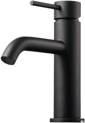 Robinet de lavabo EVM072, Laiton Noir Mat
