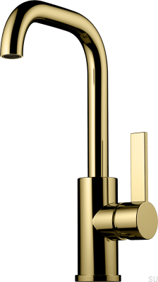 ARM878 Robinet de cuisine en laiton doré miel