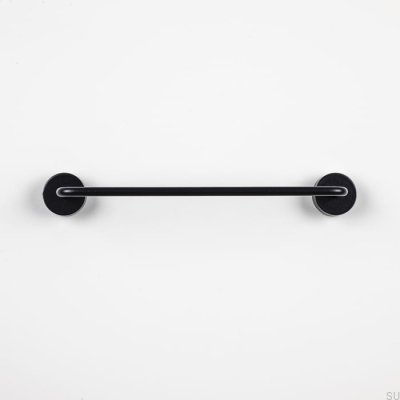 Poignée de meuble oblongue Luciola 128 Aluminium Noir