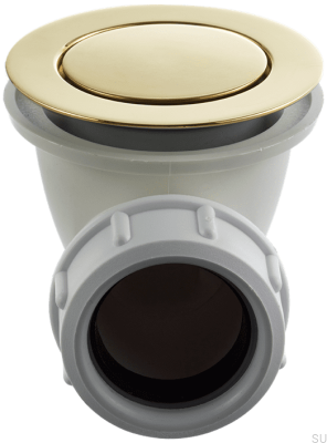  Bouchon de baignoire escamotable 22200 Laiton poli, non peint