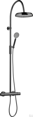 ARM5300-150 Ensemble de douche en laiton noir chromé