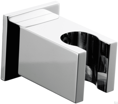 Support mural pour pomme de douche XSUP030 SQUARE, Laiton chromé
