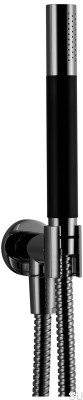 Ensemble de douche à encastrer BOX300/300, Laiton, Chrome Noir