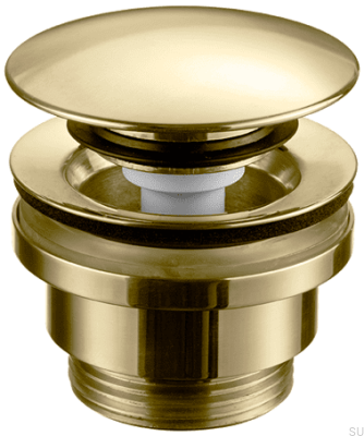 Bonde universelle pour lavabo 74400 Laiton Miel Or