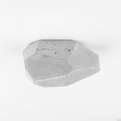 Bouton de meuble Rocky 68 Gris Béton architectural