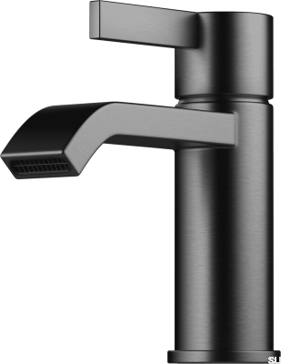 Robinet de lavabo ARM071M Laiton Noir Chrome Brossé