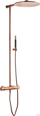 Ensemble de douche TVM300 en cuivre brossé non peint 