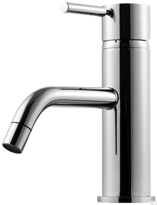 Robinet de lavabo EVM071, laiton chromé