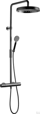 ARM7200-150 Ensemble de douche en laiton noir chromé