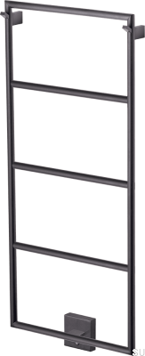 Radiateur de salle de bain TW800-400 Acier Noir Mat