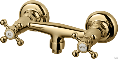 Robinet de douche FBLV168-150, laiton poli, non peint