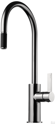 Robinet de cuisine avec bec extractible ARM185, laiton chromé